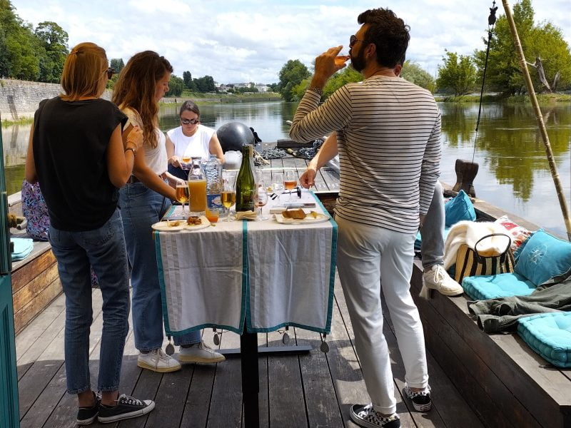 Afterwork depuis un bateau sur la Loire à Orléans - 10pl